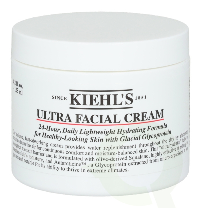Kiehls Kiehl\'s 24-Hour Ultra Facial Cream 125 ml i gruppen HELSE OG SKJØNNHET / Hudpleie / Ansikt / Dagkrem hos TP E-commerce Nordic AB (C52446)
