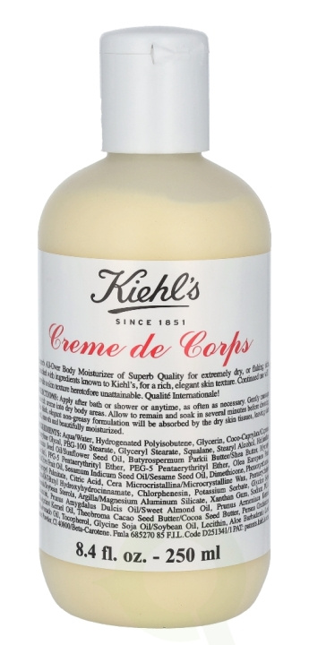 Kiehls Kiehl\'s Creme De Corps 250 ml i gruppen HELSE OG SKJØNNHET / Hudpleie / Kroppspleie / Body lotion hos TP E-commerce Nordic AB (C52470)