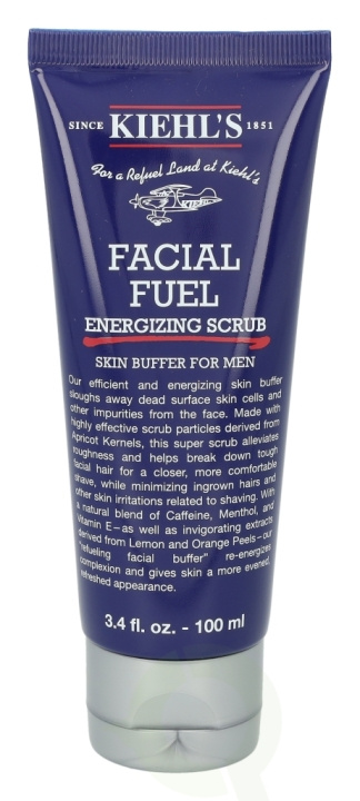 Kiehls Kiehl\'s Men Facial Fuel Energising Scrub 100 ml i gruppen HELSE OG SKJØNNHET / Hudpleie / Ansikt / Skrubb/peeling hos TP E-commerce Nordic AB (C52482)