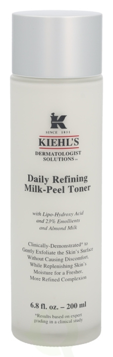 Kiehls Kiehl\'s Daily Refining Milk-Peel Toner 200 ml i gruppen HELSE OG SKJØNNHET / Hudpleie / Ansikt / Ansiktsvann & Facemist hos TP E-commerce Nordic AB (C52506)