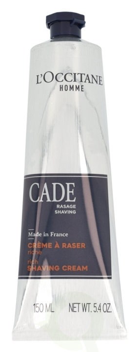 L\'Occitane Homme Cade Shaving Cream 150 ml Rich i gruppen HELSE OG SKJØNNHET / Hår & styling / Barbering og trimming / Barberhøvler og tilbehør hos TP E-commerce Nordic AB (C52522)