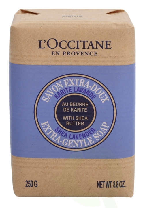 L\'Occitane Extra-Gentle Soap With Shea Butter 250 gr Lavender i gruppen HELSE OG SKJØNNHET / Hudpleie / Kroppspleie / Bad- og dusjkrem hos TP E-commerce Nordic AB (C52560)