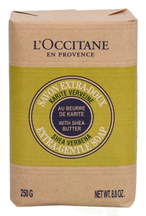 L\'Occitane Extra-Gentle Soap With Shea Butter 250 gr Shea Verbena i gruppen HELSE OG SKJØNNHET / Hudpleie / Kroppspleie / Bad- og dusjkrem hos TP E-commerce Nordic AB (C52562)