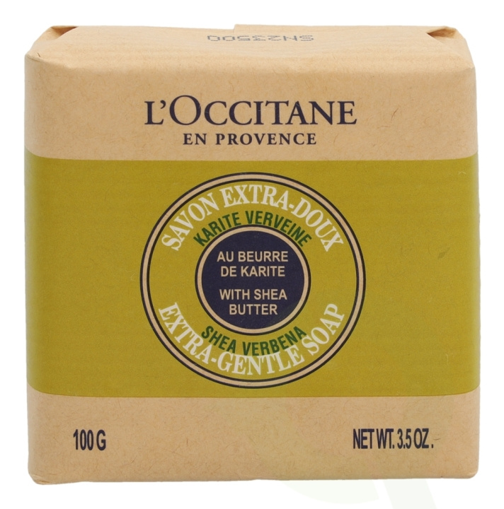 L\'Occitane Extra-Gentle Soap With Shea Butter 100 gr Shea Verbena i gruppen HELSE OG SKJØNNHET / Hudpleie / Kroppspleie / Bad- og dusjkrem hos TP E-commerce Nordic AB (C52563)