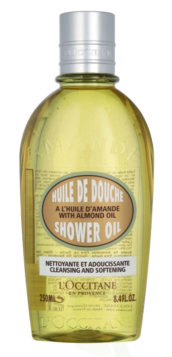 L\'Occitane Almond Cleansing & Softening Shower Oil 250 ml i gruppen HELSE OG SKJØNNHET / Hudpleie / Kroppspleie / Bad- og dusjkrem hos TP E-commerce Nordic AB (C52567)