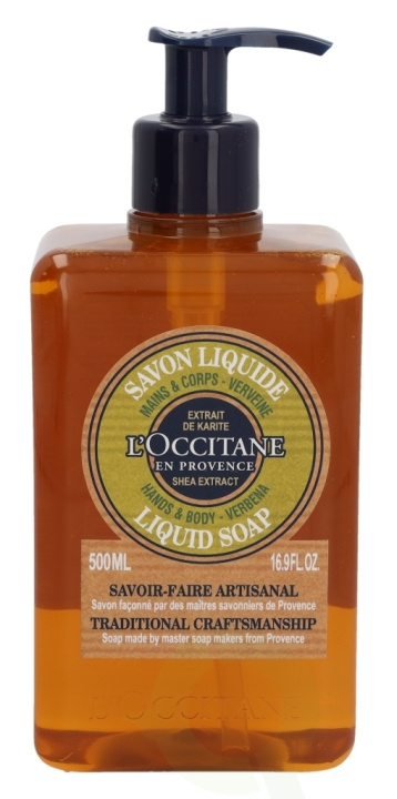 L\'Occitane Verbena Liquid Soap w/Pump 500 ml Hand & Body i gruppen HELSE OG SKJØNNHET / Hudpleie / Kroppspleie / Duftsåpe hos TP E-commerce Nordic AB (C52581)