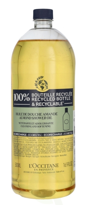 L\'Occitane Almond Shower Oil - Refill 500 ml i gruppen HELSE OG SKJØNNHET / Hudpleie / Kroppspleie / Bad- og dusjkrem hos TP E-commerce Nordic AB (C52598)