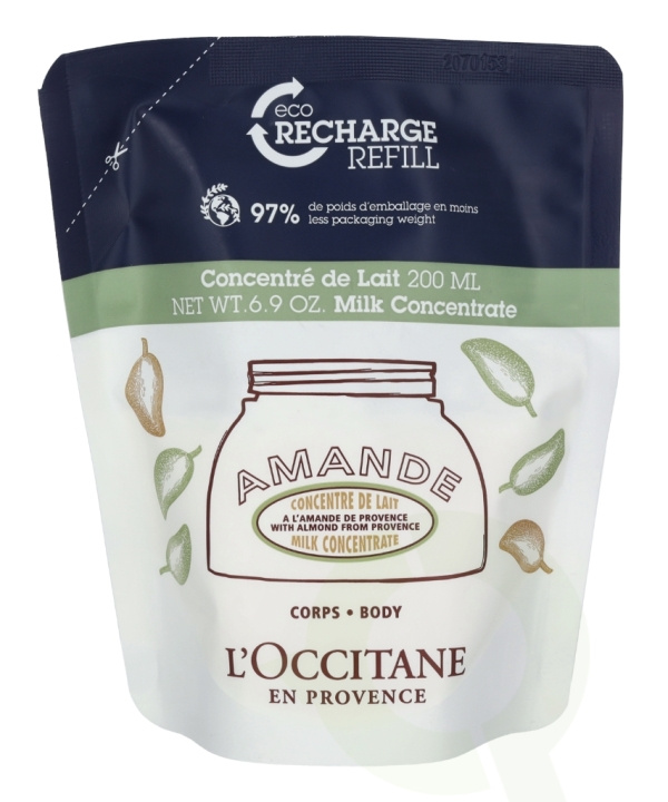 L\'Occitane Almond Milk Concentrate - Refill 200 ml i gruppen HELSE OG SKJØNNHET / Hudpleie / Kroppspleie / Body lotion hos TP E-commerce Nordic AB (C52629)