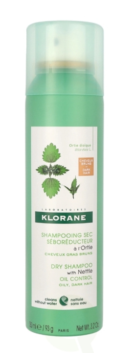 Klorane Dry Shampoo With Nettle 150 ml Oily Dry Hair i gruppen HELSE OG SKJØNNHET / Hår & styling / Hårpleie / Tørrsjampo hos TP E-commerce Nordic AB (C52642)