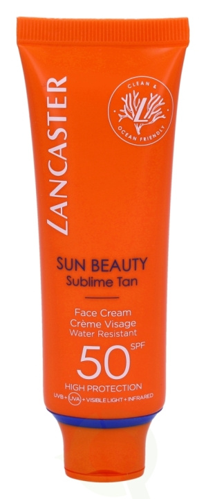 Lancaster Sun Beauty Comfort Touch Face Creamspf50 50 ml i gruppen HELSE OG SKJØNNHET / Hudpleie / Soling / Solkrem hos TP E-commerce Nordic AB (C52689)