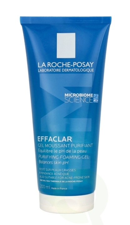 La Roche-Posay LRP Effaclar Purifying Foaming Gel 200 ml For Oily Sensitive Skin i gruppen HELSE OG SKJØNNHET / Hudpleie / Ansikt / Rengjøring hos TP E-commerce Nordic AB (C52817)