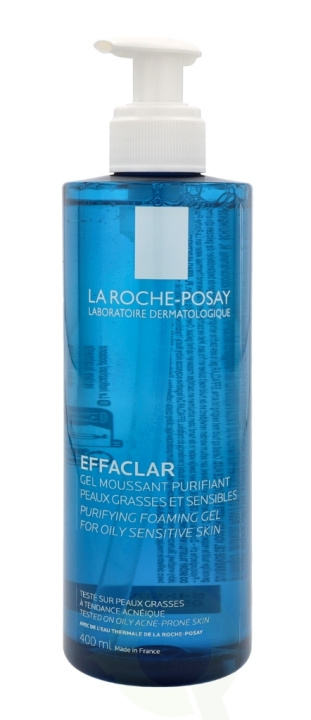 La Roche-Posay LRP Effaclar Purifying Foaming Gel w/Pump 400 ml Oily Sensitive Skin i gruppen HELSE OG SKJØNNHET / Hudpleie / Ansikt / Rengjøring hos TP E-commerce Nordic AB (C52826)