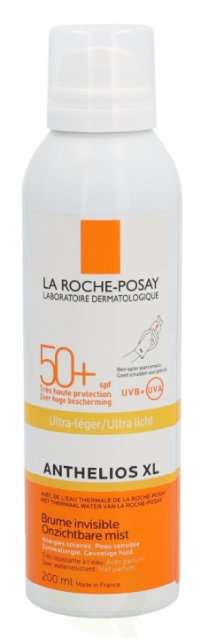 La Roche-Posay LRP Anthelios XL Ultra-Light Invisible Spray SPF50+ 200 ml Ultra Licht i gruppen HELSE OG SKJØNNHET / Hudpleie / Soling / Solkrem hos TP E-commerce Nordic AB (C52832)