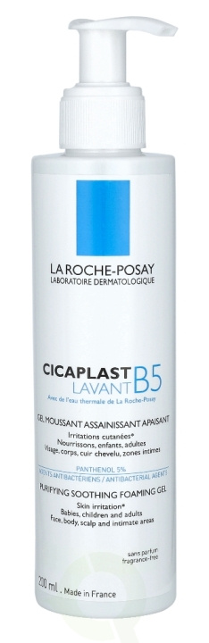 La Roche-Posay LRP Cicaplast Lavant B5 Purifying Soothing Foaming Gel 200 ml i gruppen HELSE OG SKJØNNHET / Hudpleie / Ansikt / Rengjøring hos TP E-commerce Nordic AB (C52834)