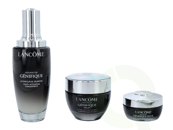 Lancome Genifique Set 165 ml Serum 100ml/Night Cream 50ml/Eye cream 15ml i gruppen HELSE OG SKJØNNHET / Gavesett / Gavesett for henne hos TP E-commerce Nordic AB (C52954)