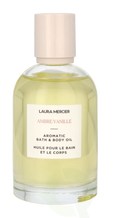 Laura Mercier Aromatic Bath & Body Oil 100 ml Ambre Vanille i gruppen HELSE OG SKJØNNHET / Hudpleie / Kroppspleie / Bad- og dusjkrem hos TP E-commerce Nordic AB (C53183)