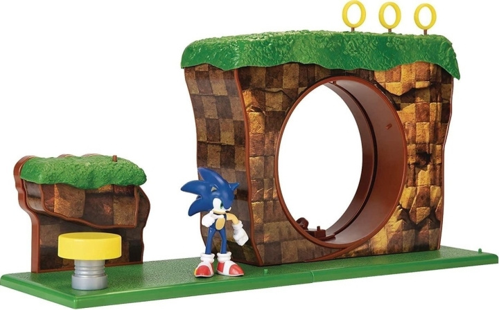 SEGA Sonic: Green Hill Zone Playset i gruppen LEKER, BARN OG BABY / Leker / Leksaker hos TP E-commerce Nordic AB (C53279)