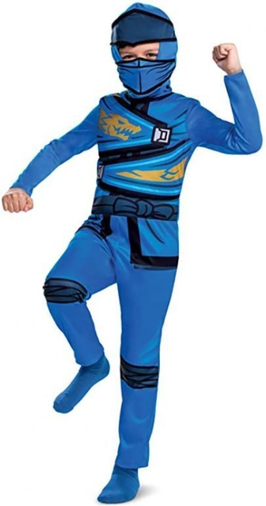 LEGO NINJAGO Jay-kostyme, 7-8 år, 127-136 cm i gruppen LEKER, BARN OG BABY / Leker / Masker og kostymer hos TP E-commerce Nordic AB (C53281)