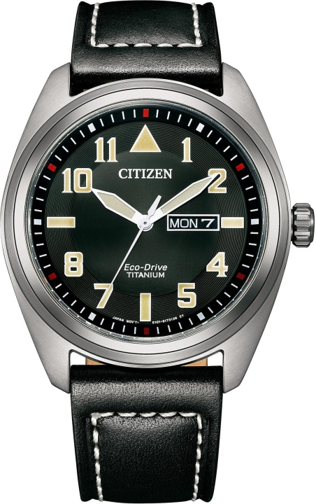 Citizen Garrison Eco-Drive BM8560-29E - armbåndsur, 42 mm, svart i gruppen SPORT, FRITID & HOBBY / Tilbehør / Klokker hos TP E-commerce Nordic AB (C53377)