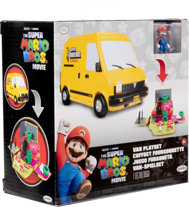 Nintendo Super Mario Bros Movie Mini World Van-lekesett i gruppen LEKER, BARN OG BABY / Leker / Lekebiler hos TP E-commerce Nordic AB (C53392)