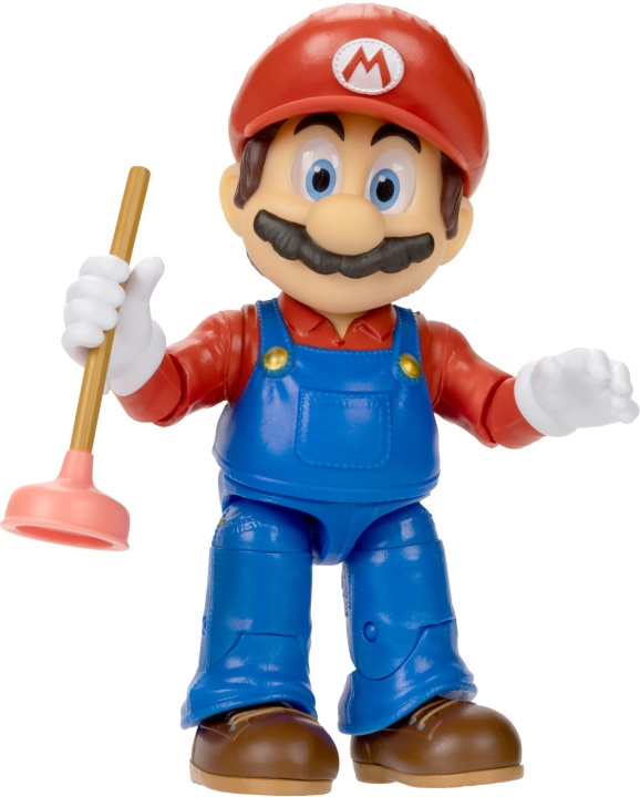 Nintendo Super Mario Bros Movie - Mario-figur i gruppen LEKER, BARN OG BABY / Leker / Figurer, miniatyrer og tilbehør hos TP E-commerce Nordic AB (C53393)