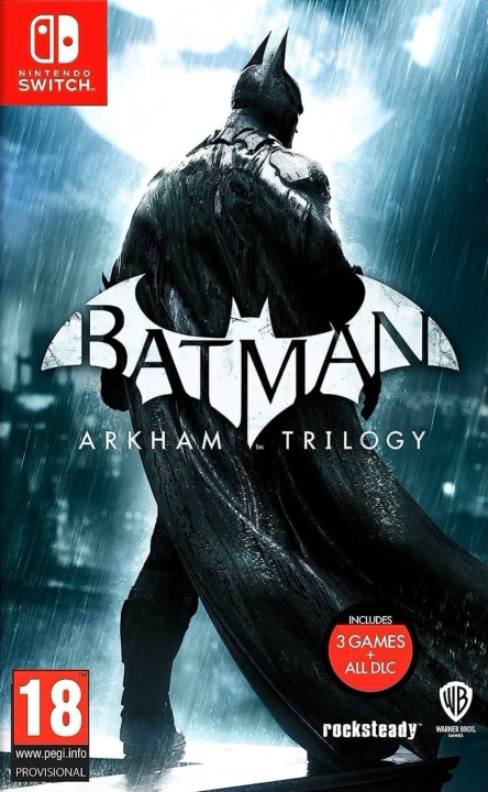 Batman: Arkham Trilogy Game, Switch i gruppen Elektronikk / TV-spill & tilbehør / Nintendo Switch / Spel hos TP E-commerce Nordic AB (C53399)