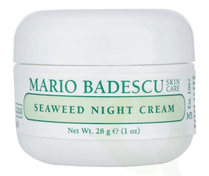 Mario Badescu Seaweed Night Cream 28 gr i gruppen HELSE OG SKJØNNHET / Hudpleie / Ansikt / Nattkrem hos TP E-commerce Nordic AB (C53573)