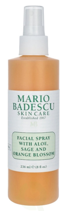 Mario Badescu Ansiktsspray med aloe, salvie og appelsinblomst 236 ml i gruppen HELSE OG SKJØNNHET / Hudpleie / Ansikt / Ansiktsvann & Facemist hos TP E-commerce Nordic AB (C53591)
