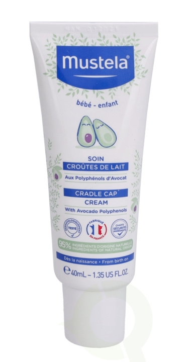 Mustela Bebe Cradle Cap Cream 40 ml i gruppen HELSE OG SKJØNNHET / Hudpleie / Kroppspleie / Body lotion hos TP E-commerce Nordic AB (C53855)