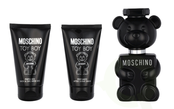 Moschino Toy Boy Giftset 150 ml Edp Spray 50ml/Bath & Shower Gel 50ml/Aftershave Balm 50ml i gruppen HELSE OG SKJØNNHET / Gavesett / Gavesett for ham hos TP E-commerce Nordic AB (C53887)