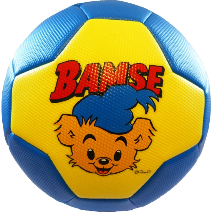 SportMe Bamse fotball str. 3, blå/gul i gruppen LEKER, BARN OG BABY / Uteleker / Sport & spill hos TP E-commerce Nordic AB (C53950)