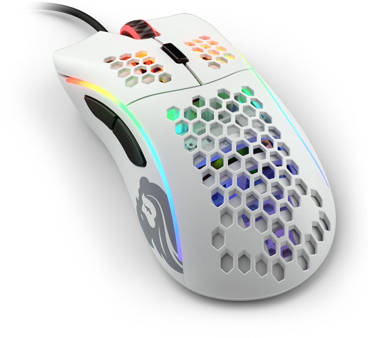Glorious Modell D spillmus, hvit (matt) i gruppen Datautstyr / GAMING / Mus hos TP E-commerce Nordic AB (C53977)
