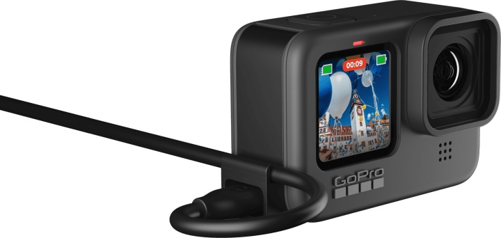 GoPro HERO10 & HERO9 USB Pass-Through Door - Ladeport i gruppen SPORT, FRITID & HOBBY / Action kameraer og tilbehør / Tilbehør til actionkamera hos TP E-commerce Nordic AB (C53999)