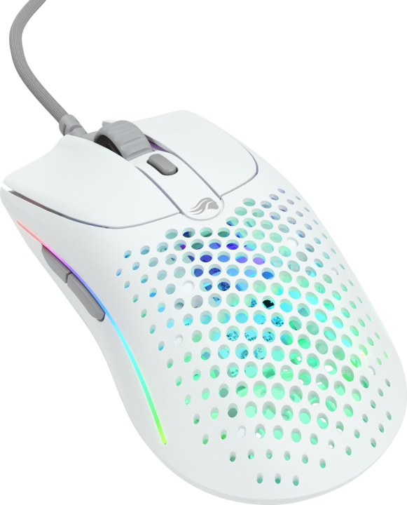 Glorious Model O 2 spillmus, hvit i gruppen Datautstyr / GAMING / Mus hos TP E-commerce Nordic AB (C54046)