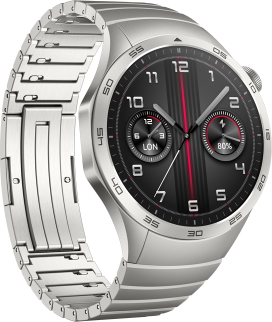 Huawei Watch GT4 Elite - Smartwatch, 46 mm, Stål i gruppen SPORT, FRITID & HOBBY / Smartwatch og Aktivitetsmålere / Smartwatches hos TP E-commerce Nordic AB (C54070)