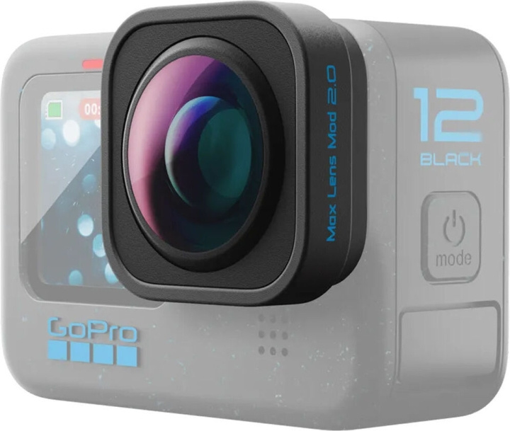 GoPro Max Lens Mod 2.0 - vidvinkelobjektiv. i gruppen SPORT, FRITID & HOBBY / Action kameraer og tilbehør / Tilbehør til actionkamera hos TP E-commerce Nordic AB (C54074)