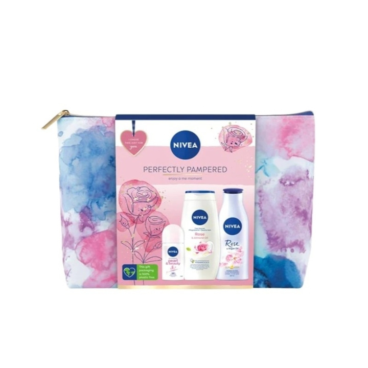 Nivea Perfectly Pampered Gift Set 4 Pieces i gruppen HELSE OG SKJØNNHET / Gavesett / Gavesett for henne hos TP E-commerce Nordic AB (C54119)