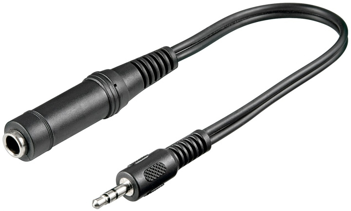 Goobay Adapter for hodetelefoner, 3,5 mm plugg til 6,35 mm jack Klinke 3,5 mm plugg (3-pinners, stereo) > Klinke 6,35 mm jack (3-pinners, stereo) i gruppen Elektronikk / Kabler og adaptere / Lyd analog / Adaptere hos TP E-commerce Nordic AB (C54129)