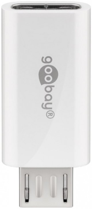 Goobay Micro-USB/USB-C™ USB OTG Hi-Speed-adapter for tilkobling av ladekabler USB-C™-kontakt > USB 2.0 mikroplugg (type B)