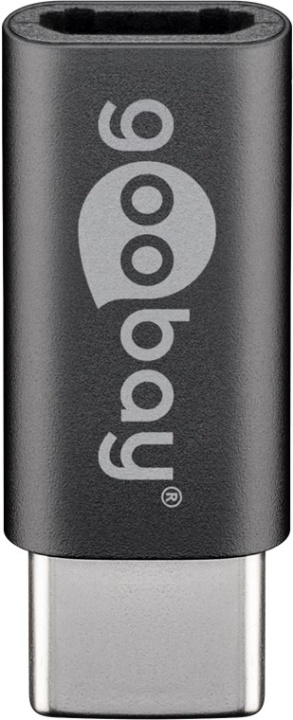 Goobay Adapter USB-C™ til USB 2.0 Micro-B, grå USB-C™-plugg > USB 2.0 mikrokontakt (type B) i gruppen Datautstyr / Kabler og adaptere / USB / USB-C hos TP E-commerce Nordic AB (C54139)