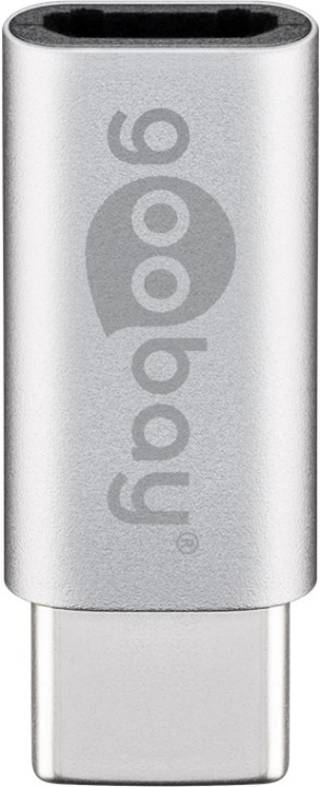 Goobay Adapter USB-C™ til USB 2.0 Micro-B, sølv USB-C™-plugg > USB 2.0 mikrokontakt (type B) i gruppen Datautstyr / Kabler og adaptere / USB / USB-C hos TP E-commerce Nordic AB (C54140)