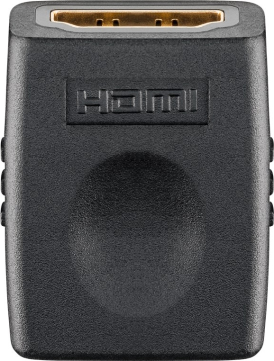 Goobay HDMI™-adapter, kobler, gullbelagt, 8K @ 60 Hz HDMI™-kontakt (type A) > HDMI™-kontakt (type A) i gruppen Elektronikk / Kabler og adaptere / HDMI / Adaptere hos TP E-commerce Nordic AB (C54158)