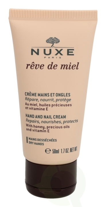 Nuxe Reve De Miel Hand And Nail Cream 50 ml Dry Hands i gruppen HELSE OG SKJØNNHET / Manikyr/pedikyr / Håndkrem hos TP E-commerce Nordic AB (C54268)