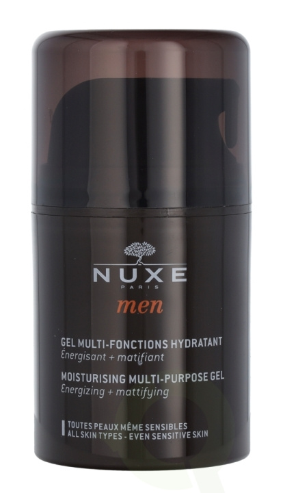 Nuxe Men Moisturizing Multi-Purpose Gel 50 ml For All Skin Types - Even Sensitive Skin i gruppen HELSE OG SKJØNNHET / Hudpleie / Ansikt / Dagkrem hos TP E-commerce Nordic AB (C54276)