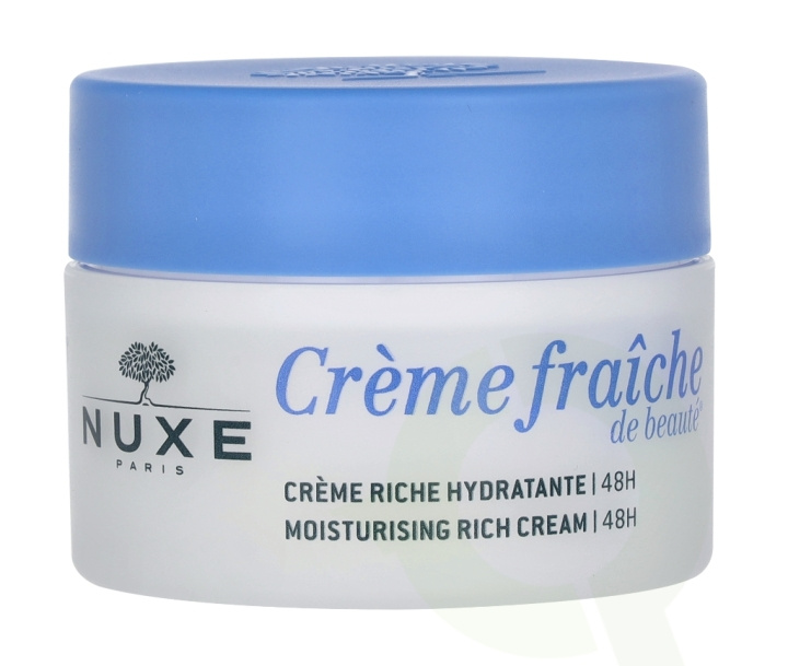 Nuxe Creme Fraiche De Beaute 48H Moisturising Rich Cream 50 ml Skin Dry i gruppen HELSE OG SKJØNNHET / Hudpleie / Ansikt / Dagkrem hos TP E-commerce Nordic AB (C54280)