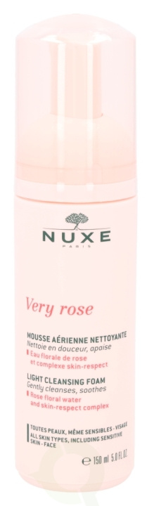 Nuxe Very Rose Light Cleansing Foam 150 ml All Skin Types, Including Sensitive, Skin-Face i gruppen HELSE OG SKJØNNHET / Hudpleie / Ansikt / Rengjøring hos TP E-commerce Nordic AB (C54301)