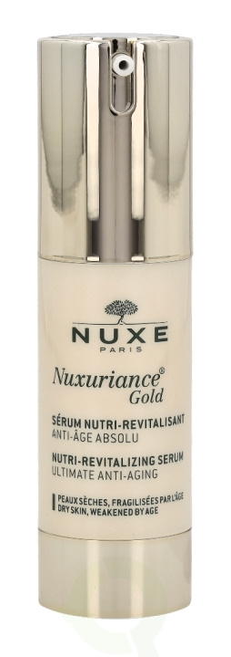 Nuxe Nuxuriance Gold Nutri-Revitalizing Serum 30 ml Ultimate Anti- Aging, Dry Skin, Weakened By Age i gruppen HELSE OG SKJØNNHET / Hudpleie / Ansikt / Hudserum hos TP E-commerce Nordic AB (C54310)