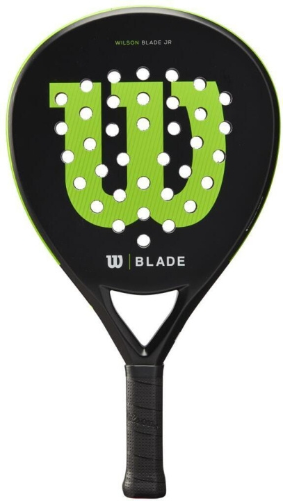 Wilson Blade Junior V2 -padelracket, grön/svart i gruppen SPORT, FRITID & HOBBY / Sportsutstyr / Padelracket hos TP E-commerce Nordic AB (C54599)