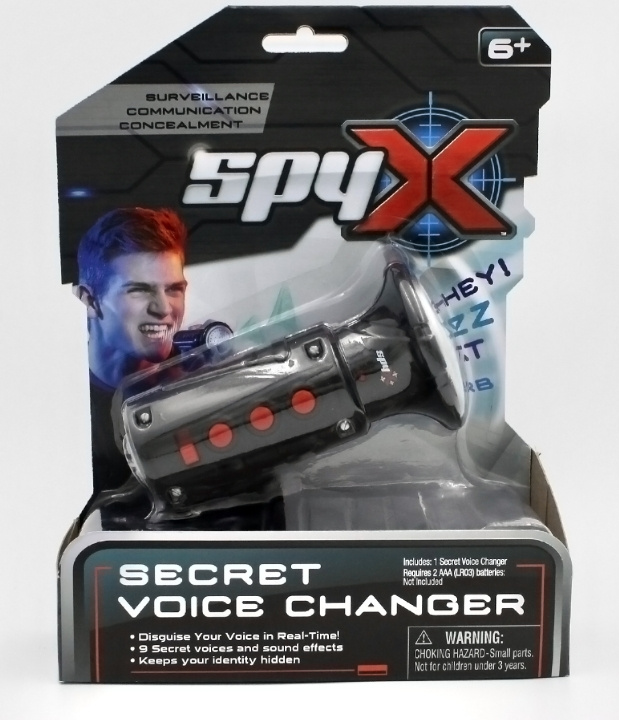 SpyX Secret Voice Changer - hemmelig stemmeforandrer i gruppen SPORT, FRITID & HOBBY / Morsomme produkter / Spion gadgets hos TP E-commerce Nordic AB (C54608)
