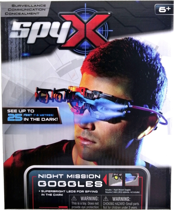 SpyX Night Mission Goggles - Spionbriller for nattoppdrag i gruppen SPORT, FRITID & HOBBY / Morsomme produkter / Spion gadgets hos TP E-commerce Nordic AB (C54610)